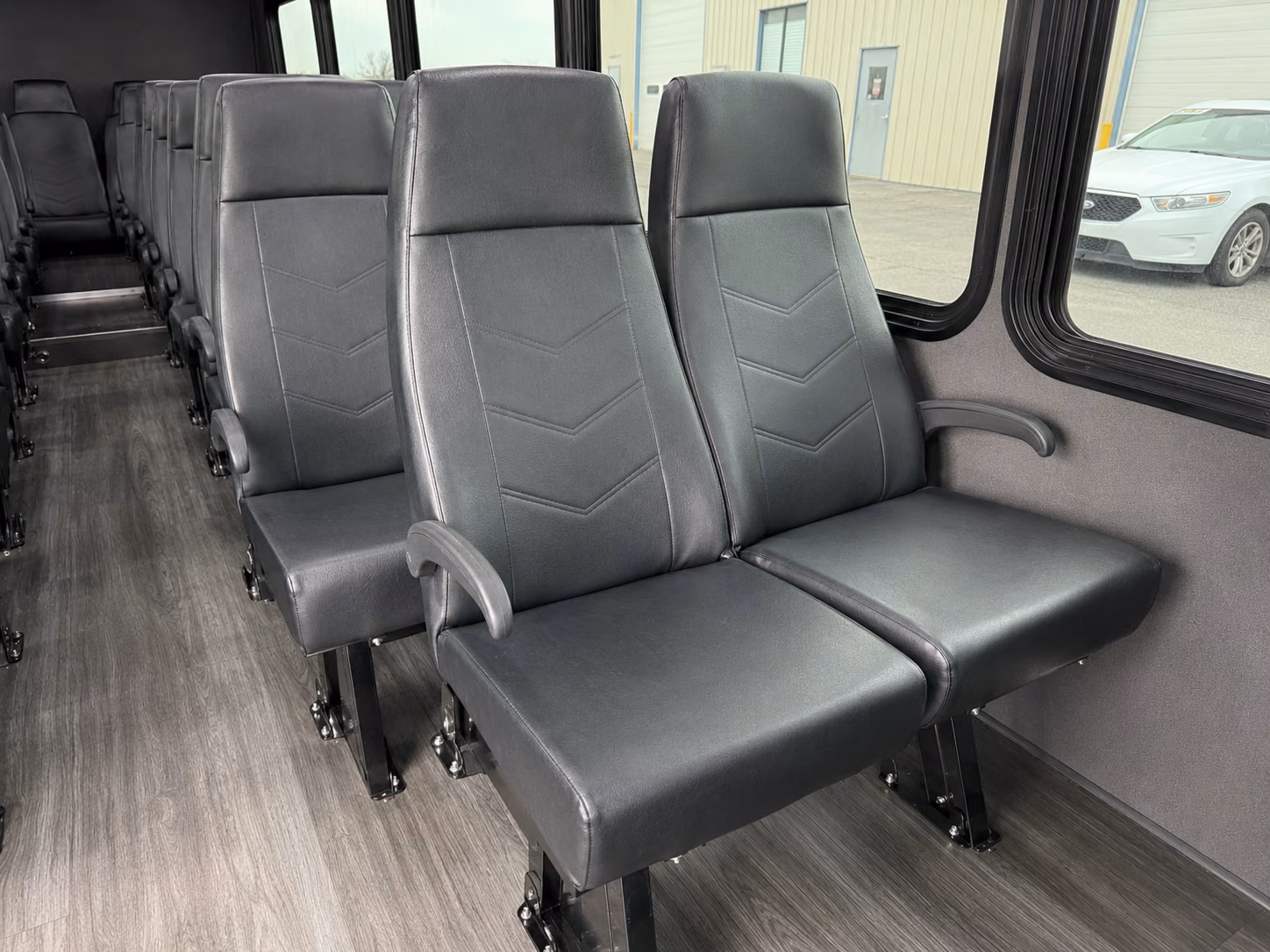 framingham 15 passenger minibus interior