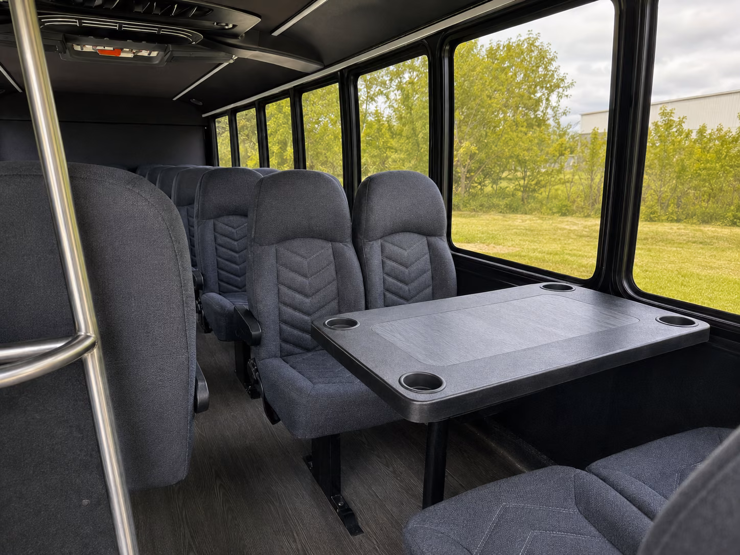 framingham 20 passenger minibus interior
