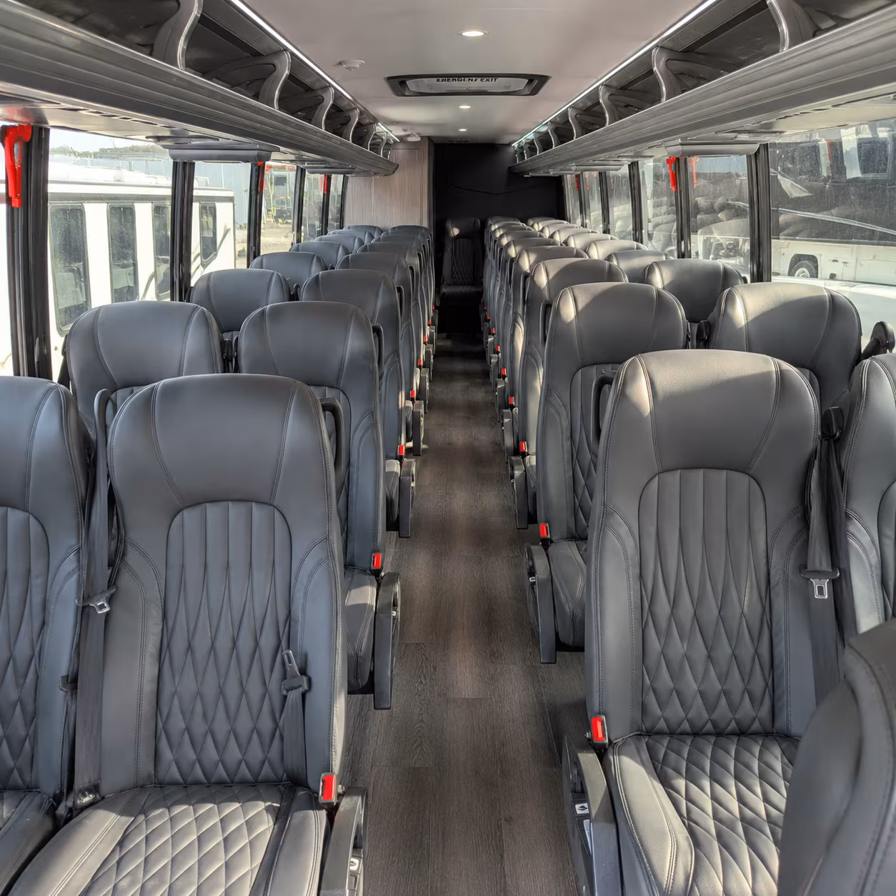 framingham 25 passenger minibus interior