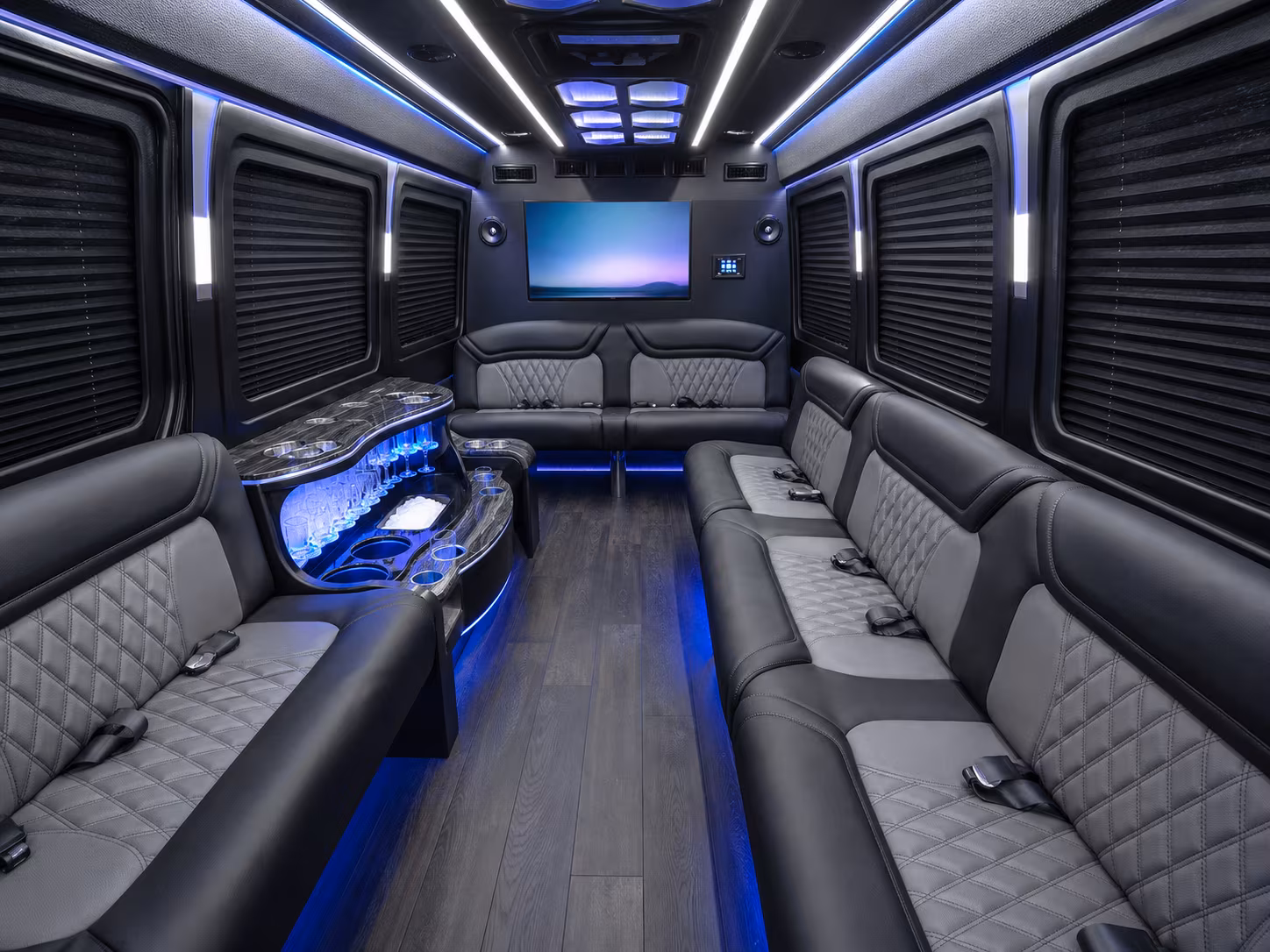 framingham sprinter limousine interior